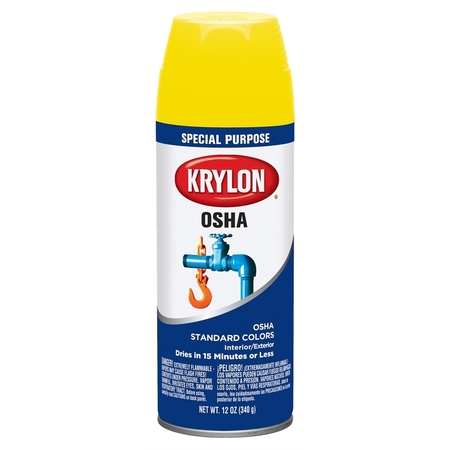 Krylon OSHA Color Paints Safety Yellow 12 oz. Aerosol 1813